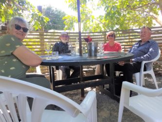 Dinah Murray Robin and Pat at Tiwaiwaka