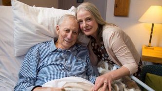 Roy and Marguerite Kellahan married after a 10-year engagement in 2016. Roy was in the Mary Potter Hospice and was only expected to live a few more days.