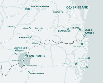 WHERE ARE WE?Southern Queensland, Australia. Within 3hrs drive of Brisbane, the Gold Coast and Byron Bay.