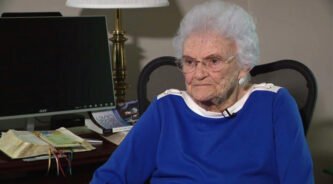 Elinor Campbell Feihel, 101, tells WSYX her secrets for a long life. © WSYX