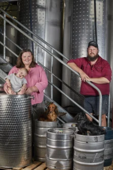 Meet Lauren & Henry - Husband & wife / business partners / drinking buddies / founders of Swift Wines in hawke’s bay